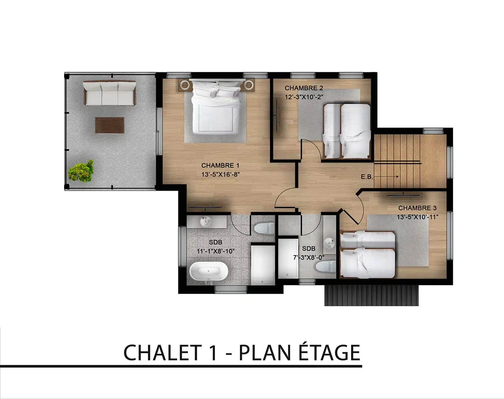 25-328 - 4 Conception saisons - Val st-come-chalet 1-etage copy